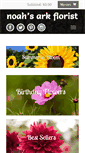 Mobile Screenshot of noahsarkflorist.com