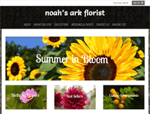 Tablet Screenshot of noahsarkflorist.com